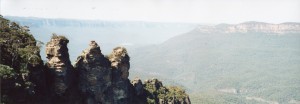 3 Sisters in Blue Ridge Mountains